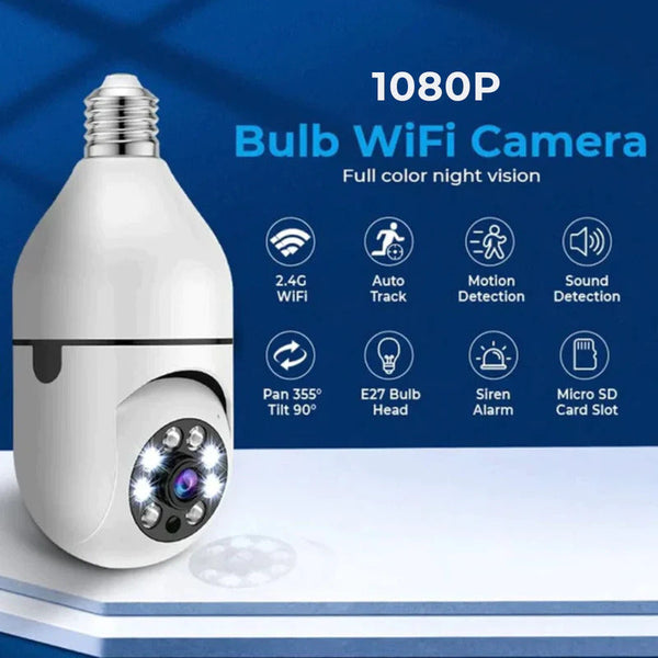 Security WIFI Bulb Camera 360* 4K
